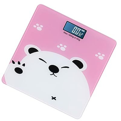 Abaodam Digitale Cartoon Babywaage Mit Lcd-display Präzise Messung Für Neugeborene Und Kleinkinder Sicher Und Langlebig Einfache Ablesbarkeit Aus Jedem Für Zuhause Und Unterwegs
