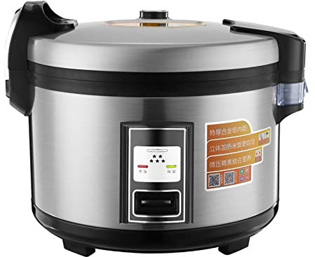 Olla de cocción, Olla arrocera eléctrica, Comercial, Gran Capacidad de 10L-25L, Aislamiento automático, multifunción, hoteles, comedores, escuelas, restaurantes 10-50 Personas Olla arrocera