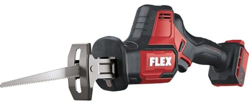 Flex Kraftfull batteridriven sabelsåg 12 V RS 16 12-EC C (sågupplaga, vridbara, sågblad 180° vändbara, med LED-ljus, borstlös motor) 531314