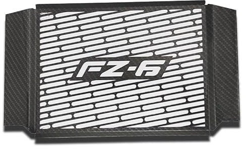 Protector Rejilla radiador Protector de Rejilla para radiador de Motocicleta, Cubierta de Metal Negra para Yam&aha FZ6 FZ 6 para Fazer 2006-2010