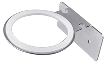 Wandhalterung für Föhn aus 304 Edelstahl, Silber, Leicht | Haartrocknerhalterung, Wandmontiert für Schlafzimmer und Make Up Raum, Rostfrei, Installieren