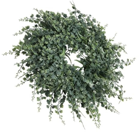 Vaguelly Hanging Artificial Plant Wreath Door Hanger for Wreath Decorative Wall Hanging