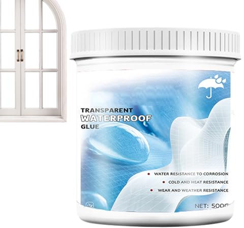 Recubrimiento impermeable - Spray impermeabilizante | 300 ml antifuga | Pintura barrera de humedad | Adhesivo resistente a los rayos UV, sellado de hormigón transparente, relleno de grietas para