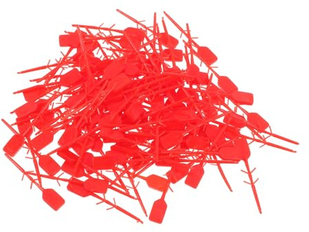 UKCOCO 1000pezzi Perni Di Sicurezza Estintore Accessori Antincendio in Plastica Con Chiusura Protettiva e Tag Identificativo Compatibili Con Estintori Polvere e Acqua Per Prevenzione Scar
