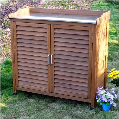 Gartenschrank für den Außenbereich, sonnenfest, wasserdicht, Aufbewahrung für Schuhe und Werkzeuge im Balkongang