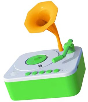Jouet d ' apprentissage précoce pour tout-petits, gramophone, phonographe éducatif avec carte, lecteur de musique et d ' histoires pour, dispositif d ' apprentissage préscolaire pour garçons et
