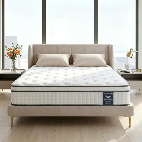 Matratze 90x200 cm Höhe 25cm, Härte H3, 7-Zonen Taschenfederkernmatratze, mit Komfortschaum, Orthopädische Ergonomische Matratze, Öko-TEX & CertiPUR Zertifiziert, Druck- & Rückenschmerzen (90x200cm)