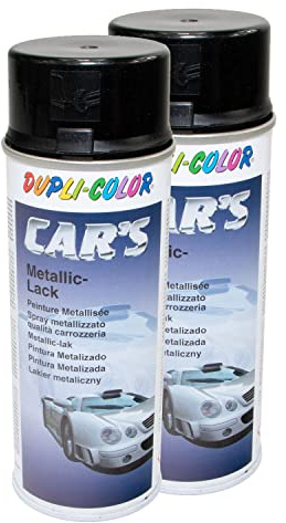 Lackspray Spraydose Sprühlack Cars Dupli Color 706875 schwarz metallic 2 X 400 ml