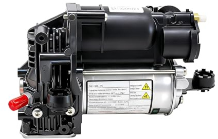 AIRSUSFAT 2213201704 W221 Pompe de compresseur de suspension d'air compatible avec Mercedes Classe S SL550 2213200904 2213201604 0025427619 2005-2013