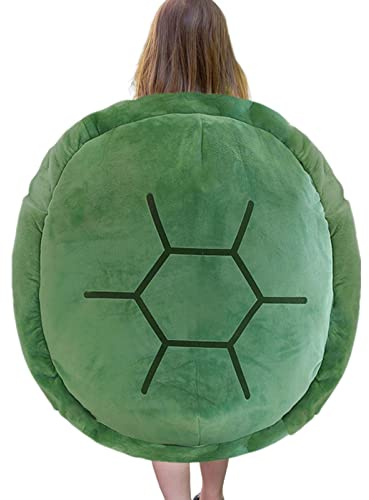 cypreason Giant Portable Tortoise Plush Pillow, Giant Portable Tortoise Pillow, Adult Portable Tortoise Pillow, Plush Tortoise Shell Sleeping Pillow for Adults