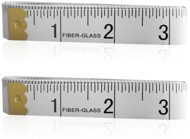 2 Maßband Körper, 200 Cm Schneidermaßband, Maßband Zum Nähen, Körpermaßband, Nähmesswerkzeug, Flexibles Maßband