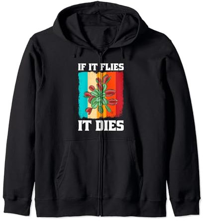 Venus Fly Trap Flower Venus Fly Plant Seeds Venus Fly Traps Zip Hoodie