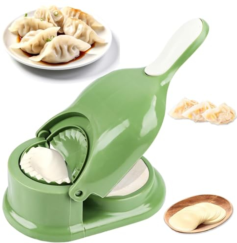 Dumpling Maker, Pelmeni maker, 2 in 1 Teigtaschenformer, Gyoza Maker,Maultaschen Former, DIY Knödel Skin Maker für Dumpling, Ravioli, Machen