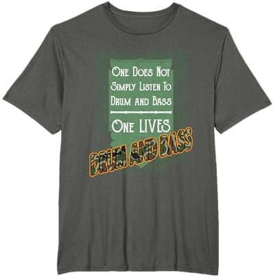 Drum und Bass Shirt DNB Junglist Life Drum N Bass T-Shirt