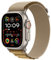 Apple Watch Ultra 2 (GPS + Cellular 49 mm) Smartwatch, Sportuhr mit Titangehäuse in Natur und Alpine Loop in Mandel (Medium). Fitnesstracker, präzises GPS, extra Lange Batterielaufzeit, CO₂ neutral