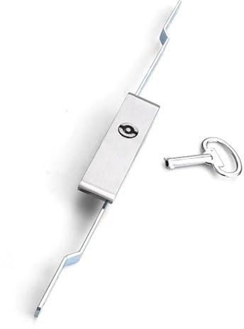 Serratura for armadietti a tre punti in acciaio inossidabile Serrature for armadietti di controllo for armadietti di distribuzione di apparecchiature elettriche(3sets-with key-821-1)