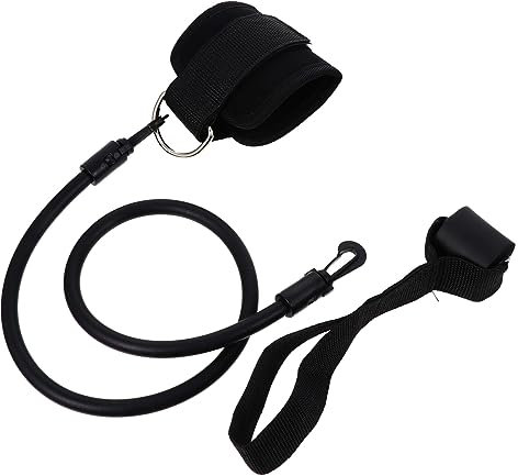 Happyyami Fitness Widerstandsband Mit Knöchelriemen Langlebige Zugband-zubehörteile Für Krafttraining Multifunktional Und Kompatibel Mit Kabelsystemen Für Beine Und Gesäßtraining