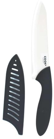 AltoBuy Couteau Lame céramique 15 cm et Manche Soft avec étui