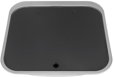 HEEPDD Évier pour le VR Évier en Acier Inoxydable avec Couvercle en Verre trempé, Conception Compacte pour les VR et Camping, 16,65 X 14,64 X 5,7 dans l'économiseur d'espace pour la Cuisine