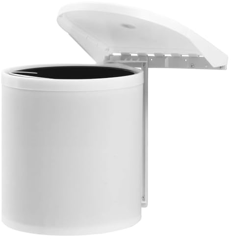 Tomostar Poubelle pour Porte Cuisine, Poubelle sous évier de Porte Pivotante Plastique 8 L