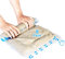 AOBETAK Sacchetti Sottovuoto per Vestiti da Viaggio,8 PZ Sacchi Buste Sottovuoto Riutilizzabili Salvaspazio,Senza Aspirapolvere o Pompa,4 medie (40x60cm)+4 grandi(50x70cm) vaccum storage bag