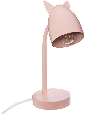 Atmosphera - Lampe enfant Oreilles - métal - rose H31 cm
