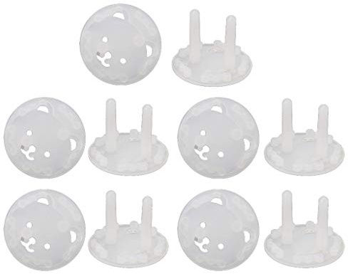 Yanhonin 10pcs Cache Prise Bebe - pour La Sécurité Enfant Domestique, Couvercle De La Prise Courant