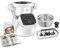 Moulinex HF80CBK Companion Robot da Cucina Multifunzione, 1500 W, 3L, da 30 a 150 °C, 12 Programmi Automatici e Modalità Manuale, 6 Accessori Dedicati, Ricettari Personali Tramite l’App