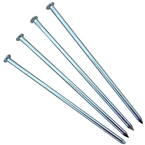 Aluflex Aluminium Flexible Edge Securing Pin | 250mm Long Earth Nail for Metal Lawn Edging | Garden Lawn and Flower Bed Border Fixings (Pack of 20)