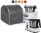 HOMELAY Schutzhülle von hoher Qualität, kompatibel mit Monsieur Cuisine Connect und Plus. Handgefertigt. Material: Kunstleder, schmutzabweisend, antibakteriell. Farbiger Bezug (Anthrazit)