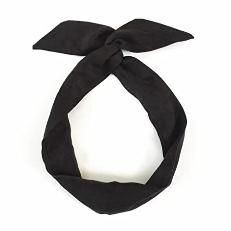 SHTGOI Biegbares Stirnbänder Vintage Haarreif Twist Bow Wired Stirnbänder Eisendraht Hasenohren Stirnband Bögen Haarband Kopfband Haarschmuck Haare Zubehör für Frauen Mädchen
