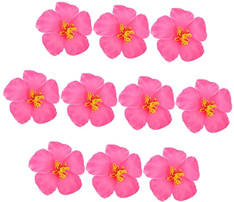ifundom 10stücke Künstliche Hibiskusblüte Aus Eva-Material Langlebige Künstliche Blume Blumendekoration Für Wohnraum Fotorequisite Ohne Pflege