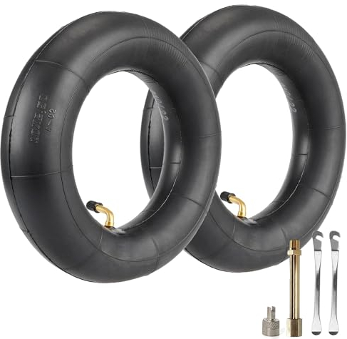 10 x 2,50 Schlauch Innenrohr mit Ventilverlängerer für Speedway 5 Dualtron 3 Zero 10X Vsett10 Inokim Quick 4 Kaabo Mantis pro 10 Zoll Verdickt Schlauch Scooter Reifen(2 Stück)