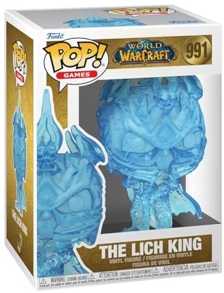 Funko POP! Games: Warcraft - Lich King - World Of Warcraft - Vinylfigur för samlare - Presentidé - Officiell merchandise - Leksaker för barn och vuxna - Fans av videospel - Modellfigur för samlare