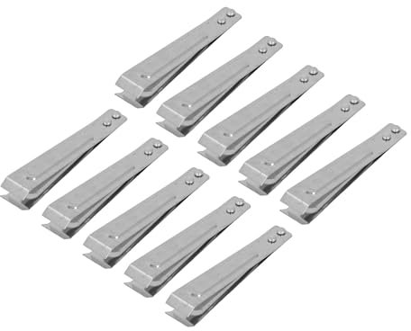 NSXAYIWE Set di pinze per lische di pesce in acciaio inossidabile, impugnatura comoda, 10 pezzi, pinze per rimuovere le lische di pesce, pinze per sbucciare l'aglio, per cucina,