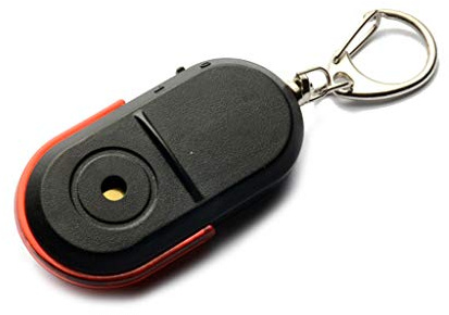 for Key Finder Anti Lost Whistle Sound LED Light for Key Chain for Car/Child/Pet
