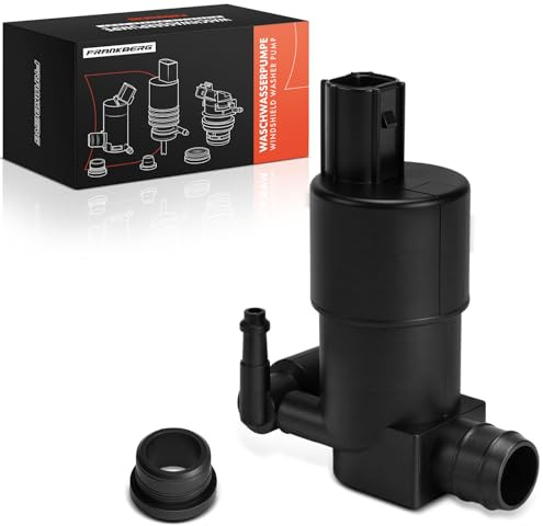 Frankberg Scheibenwaschpumpe Waschwasserpumpe Vorne Hinten 2-Polig 1791581 | Kompatibel mit Transit V363 Bus FAD FBD, Focus III Kasten/Hatchback, Focus III Turnier, Transit Custom V362 Kasten FY FZ