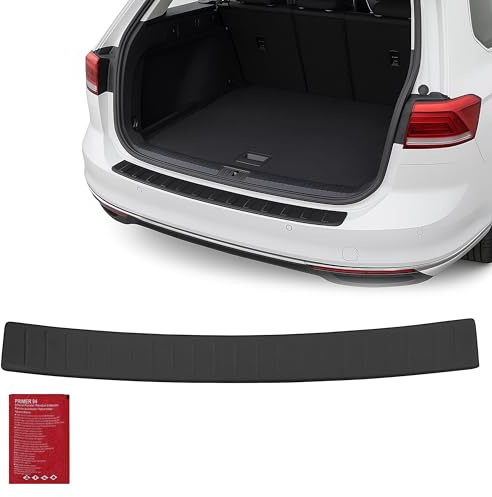 INLY Ladekantenschutz Stoßstangen ABS Matt Schwarz Kompatible Mit Passat B8 (2014-2023)