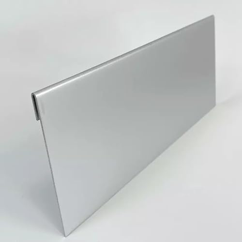 designbleche | Rasenkante Metall | aus Edelstahl | Beeteinfassung 175 x 18 cm | Robust & flexibel | Mähkante, Beetumrandung & Rasenbegrenzung