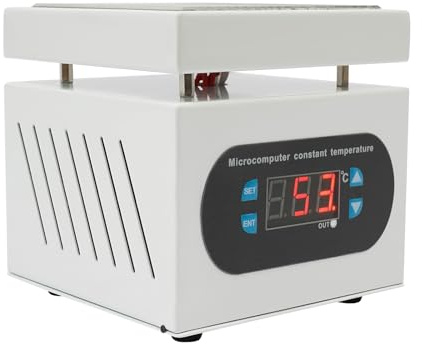 Piastra riscaldante PCB da 350 W con display digitale, piastra elettrica 400 ℃ per stazione di preriscaldamento, riparazione SMD, 100 x 100 mm