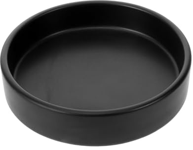MOBUTOFU Sottopiatto per Piante da Interno in Materiale Inorganico Senza Fori, Vassoio di Drenaggio Rotondo per Contenitore di Fiori, Supporto per Contenitore di Piante da Interno, 1 Pezzo