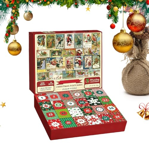 Julkalender Nedräkning Julpussel Familjespel