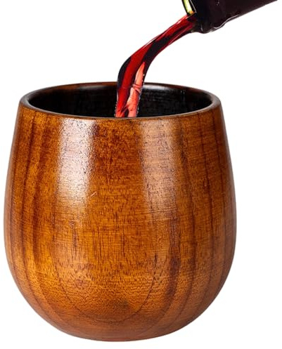 Generico Bicchiere per Whisky,Tumbler Old Fashioned,Coppa in Legno per Whisky | Per Uomo Regalo Papà Per Home Bar Bevande