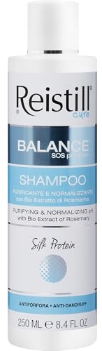 Reistill Balance Sos Shampoo Antiforfora – rengöring och anti-mögel soppschampo för stil, mjukhet, lätthet och glans – schampo för torr, fjällig hårbotten och hår – 250 ml