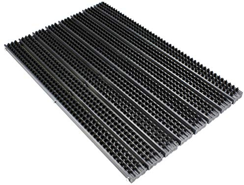 B??rstenmatte/Schuhabstreifer Atlantik (59x38,5) das Original von B? MAG - witterungsbest??ndig da Kunststoff und PVC-Borste - Perfekter Fussabstreifer f??r den Innen- und Aussenbereich!