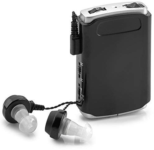 Dispositivo audio - Dispositivo Pocket Sound Voice Enhancer con Duo Mic/Ear Plus Set di cuffie e microfono extra, dispositivo personale di MEDca