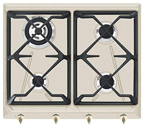 Smeg SRV864AVOGH2 piano cottura Avena Incasso Gas