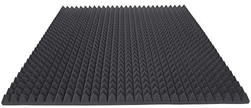 Mousse pyramide TYP 100 x 100 x 5 mousse acoustique pour isolation acoustique efficace