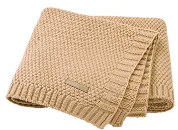 Odot Babydecke Mädchen Jungen, Babydecken 80 x 100 cm Strickdecke Weich und Atmungsaktiv, Kuscheldecke für Badetuch, Kinderdecke Neugeborene Geschenke