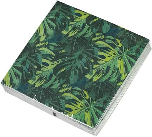 Plant it - Love it! Papierservietten Motiv Philodendron: 20 Papierservietten 33 x 33 cm